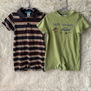 Two Gymboree Rompers